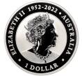 Монета 1 доллар 2023 года Австралия «Вомбат» (Артикул M2-67986)