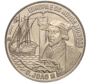 2 1/2 экю 1992 года Португалия «Европа и Новый Свет — Жуан II» — Фото №1