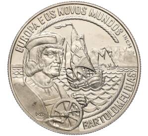 2 1/2 экю 1993 года Португалия «Европа и Новый Свет — Бартоломеу Диаш» — Фото №1
