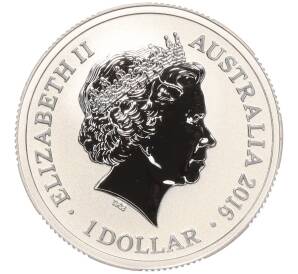 1 доллар 2016 года Австралия «Английский алфавит — Буква F»