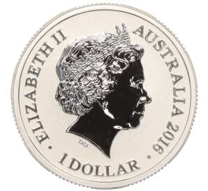 1 доллар 2016 года Австралия «Английский алфавит — Буква W»