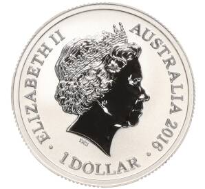 1 доллар 2016 года Австралия «Английский алфавит — Буква M»