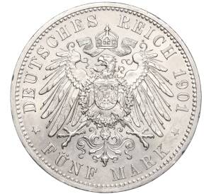 5 марок 1901 года Германия (Пруссия) «200-летие Пруссии» — Фото №2