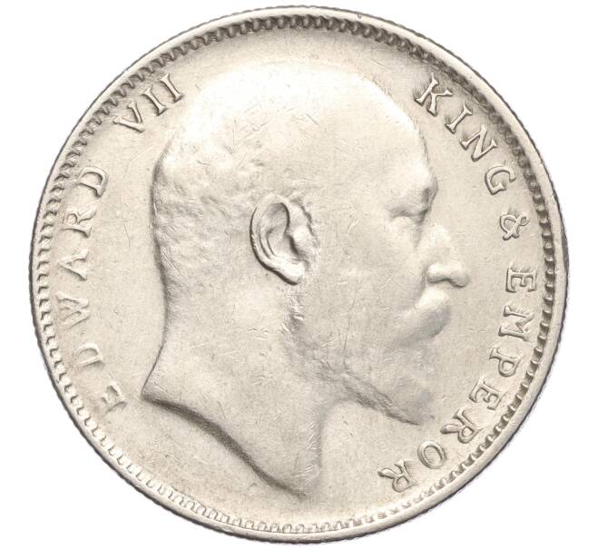 Монета 1 рупия 1907 года Британякая Индия (Артикул K27-84170)