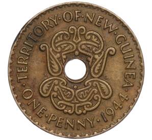 1 пенни 1944 года Британская Новая Гвинея — Фото №1