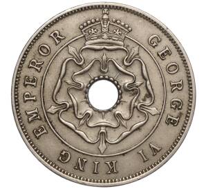 1 пенни 1937 года Южная Родезия
