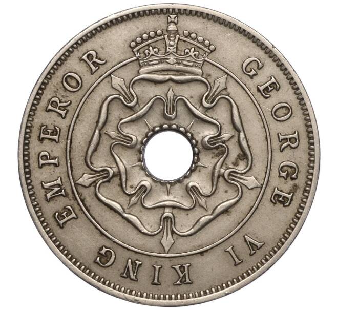 Монета 1 пенни 1937 года Южная Родезия (Артикул K27-84208)