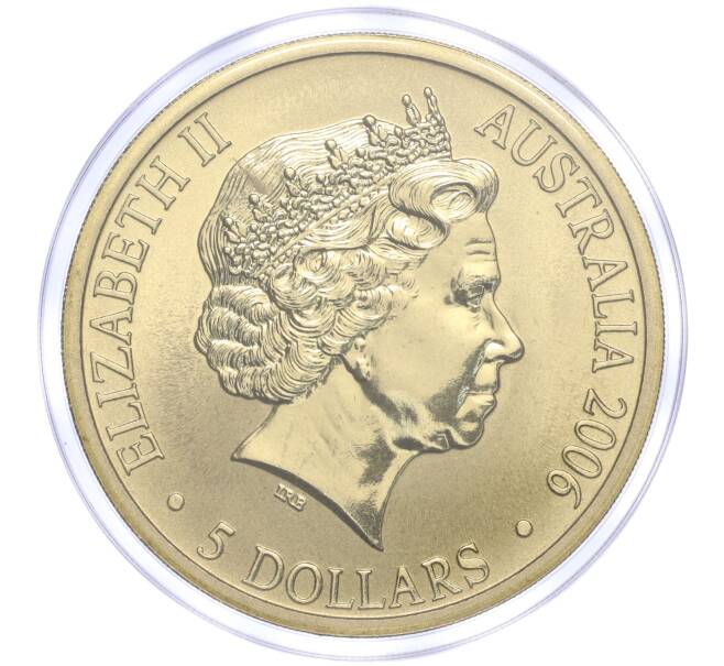 Монета 5 долларов 2006 года Австралия «400 лет исследованию Австралии Дайфкеном» (в блистере) (Артикул M2-67999)