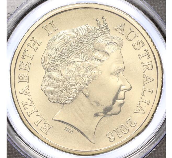 Монета 1 доллар 2018 года Австралия «Сэр Джон Монаш» (в блистере) (Артикул: M2-68002) — Фото №2