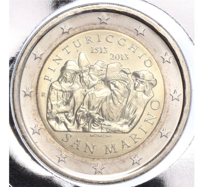 Монета 2 евро 2013 года Сан-Марино «500 лет со дня смерти Пинтуриккьо» (в конверте) (Артикул: M2-68012) — Фото №1