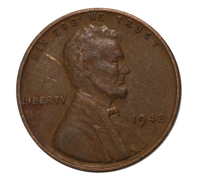 Монета 1 цент 1942 года (Артикул: M2-4381) — Фото №1