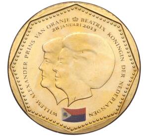 5 гульденов 2013 года Нидерландские Антильские острова «Флаг Синт-Мартен» — Фото №1