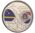 Монета 5 гульденов 2020 года Нидерландские Антильские острова «10 лет значительной автономии Кюрасао и Синт-Мартена» (Артикул M2-68023)