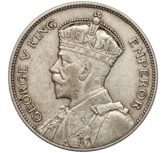 Монета 1/2 кроны 1934 года Новая Зеландия (Артикул M2-68028)