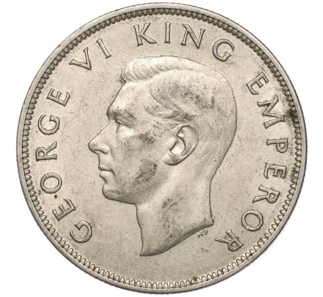 Монета 1/2 кроны 1937 года Новая Зеландия (Артикул M2-68033)