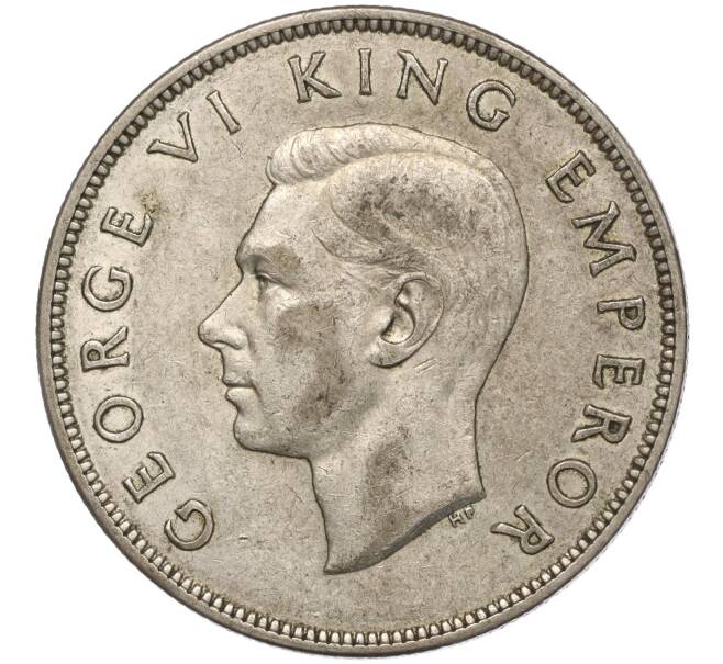 Монета 1/2 кроны 1937 года Новая Зеландия (Артикул M2-68037)