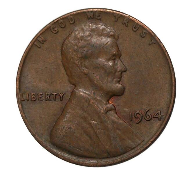 Монета 1 цент 1964 года (Артикул: M2-4388) — Фото №1