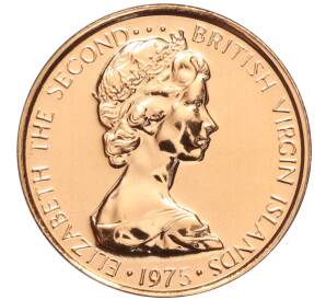 1 цент 1975 года Британские Вигринские острова — Фото №2