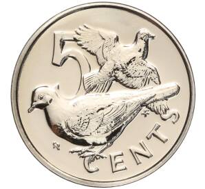 5 центов 1975 года Британские Вигринские острова — Фото №1