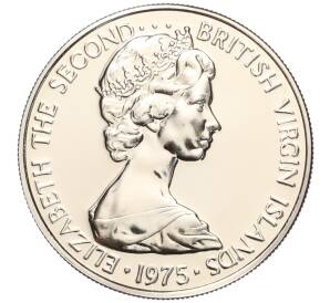 10 центов 1975 года Британские Вигринские острова — Фото №2