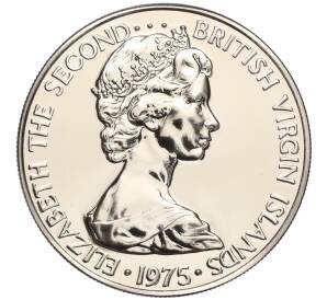 25 центов 1975 года Британские Вигринские острова — Фото №2