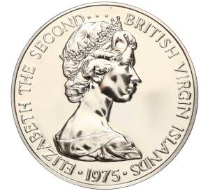 50 центов 1975 года Британские Вигринские острова — Фото №2