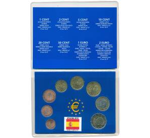 Годовой набор из 8 евромонет 2015 года Испания