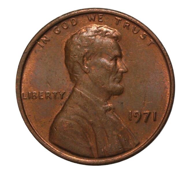 Монета 1 цент 1971 года (Артикул: M2-4395) — Фото №1