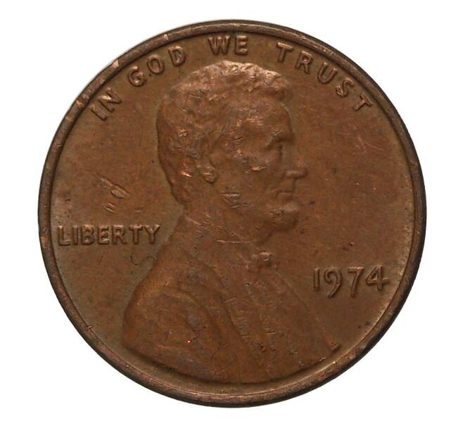 Монета 1 цент 1974 года (Артикул: M2-4398) — Фото №1