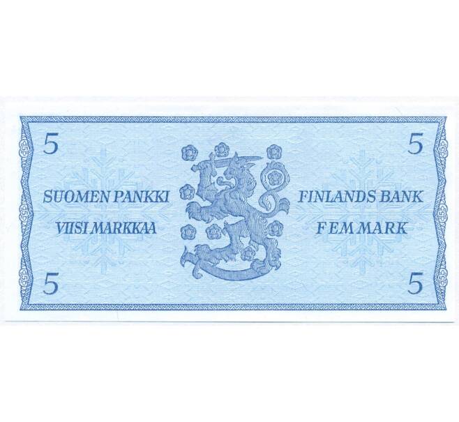 Банкнота 5 марок 1963 года Финляндия (Артикул B2-11710)