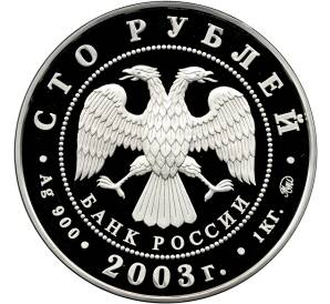 100 рублей 2003 года ММД «Окно в Европу — Санкт-Петербург» — Фото №2