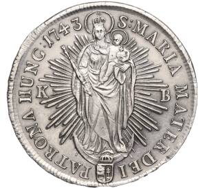 1 талер 1743 года Венгрия (Мария Терезия) — Фото №1