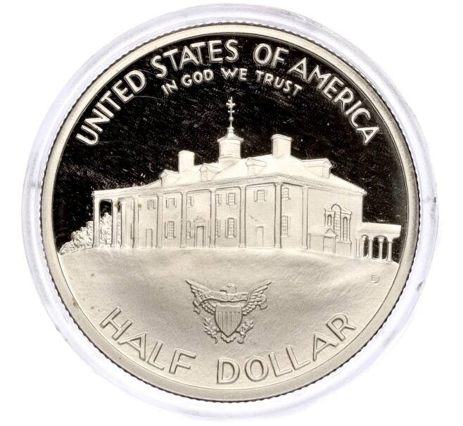 Монета 1/2 доллара 1982 года S США «250 лет со дня рождения Джорджа Вашингтона» (Артикул M2-68093)