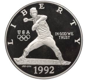 1 доллар 1992 года S США «XXV летние Олимпийские Игры 1992 в Барселоне»