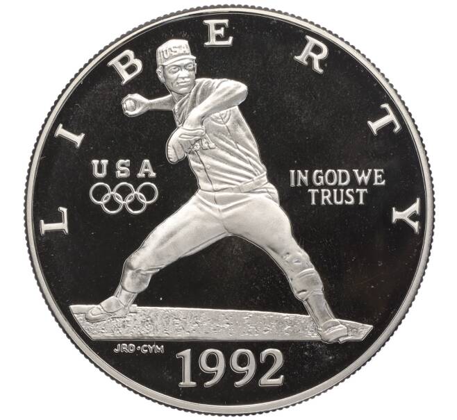 Монета 1 доллар 1992 года S США «XXV летние Олимпийские Игры 1992 в Барселоне» (Артикул M2-68102)