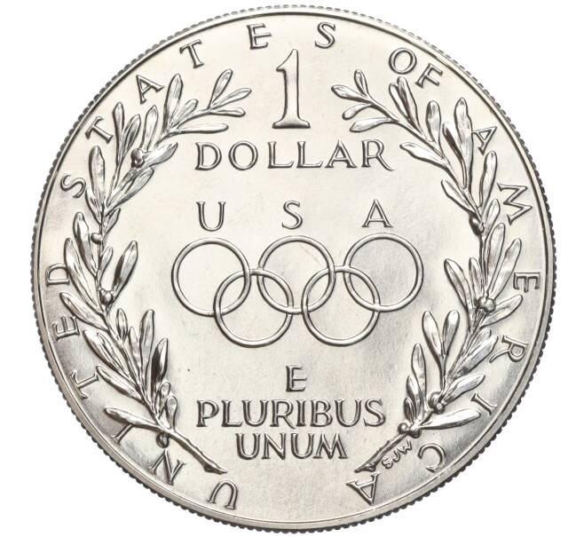 Монета 1 доллар 1988 года D США «XXIV летние Олимпийские Игры 1988 в Сеуле» (Артикул M2-68107)