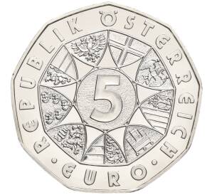 5 евро 2010 года Австрия «XXI зимние Олимпийские Игры — Сноуборд» — Фото №2