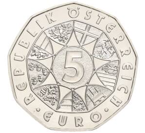 5 евро 2007 года Австрия «100 лет Всеобщему избирательному праву» — Фото №2