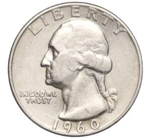 1/4 доллара (25 центов) 1960 года D США