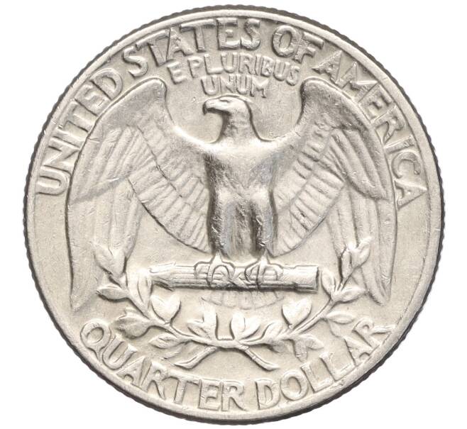 Монета 1/4 доллара (25 центов) 1964 года США (Артикул M2-68142)