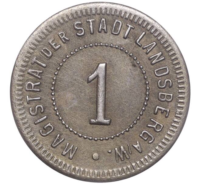 Монета 1 пфенниг 1917 года Германия — город Ландсберг-ан-дер-Варте (Нотгельд) (Артикул: K11-102749) — Фото №1
