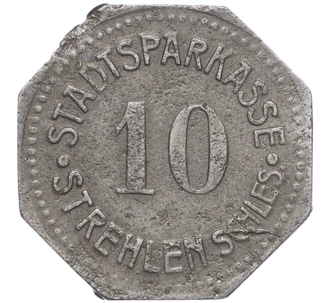 Монета 10 пфеннигов 1917 года Германия — город Штрелен (Нотгельд) (Артикул: K11-102751) — Фото №2