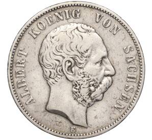 5 марок 1876 года Германия (Саксония) — Фото №1