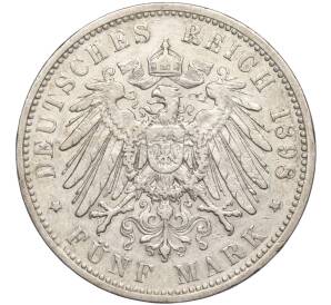 5 марок 1898 года Германия (Вюртемберг) — Фото №2