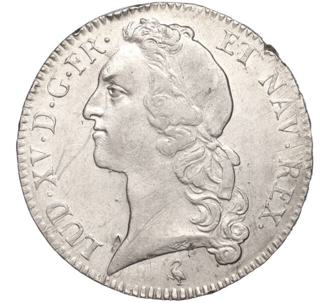 Монета 1 экю 1760 года Франция (Людовик XV) (Артикул: M2-68167) — Фото №1