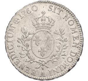 1 экю 1760 года Франция (Людовик XV) — Фото №2