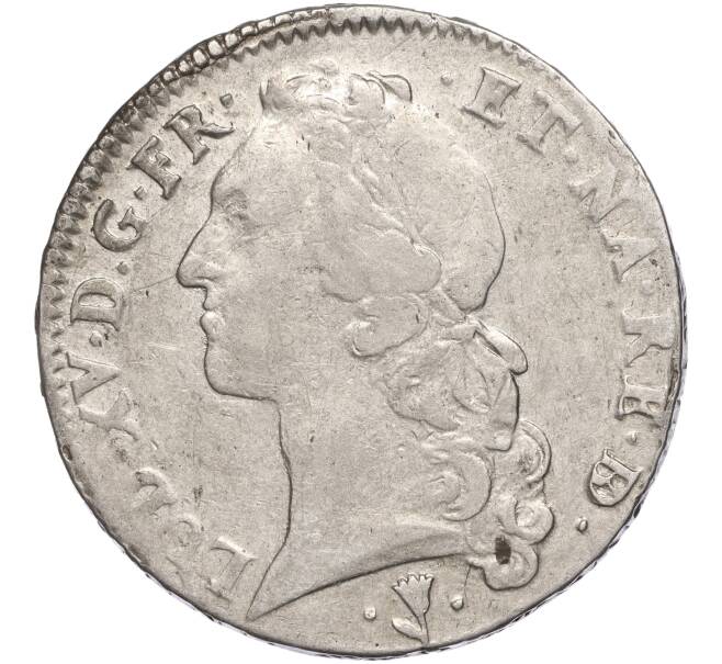 Монета 1 экю 1756 года Франция (Людовик XV) (Артикул M2-68168)
