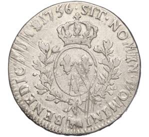 1 экю 1756 года Франция (Людовик XV)
