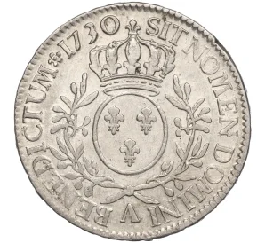 1 экю 1730 года Франция (Людовик XV)