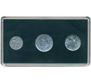 Набор из 3 серебряных монет 1960-1964 года Греция